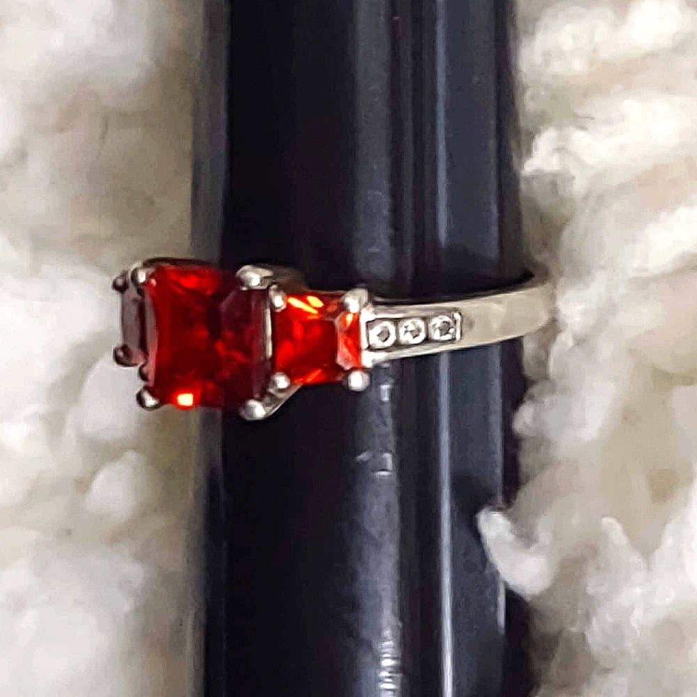 Mexican Fire Opal Sterling Silver Ring